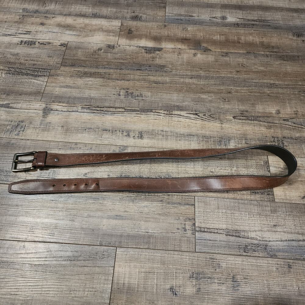 Ridgecut brown pre-owned soft Leather belt 2X 46-48 D